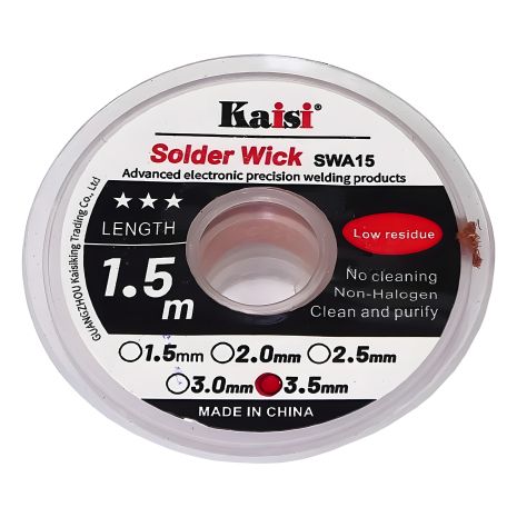 Kaisi 3515 Очищувач припою (3.5мм x 1.5м)