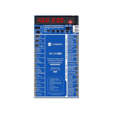 Активатор акумуляторів Sunshine SS-916 Ultra для iPhone 6 - 16 Pro Max, Samsung, Huawei, Xiaomi