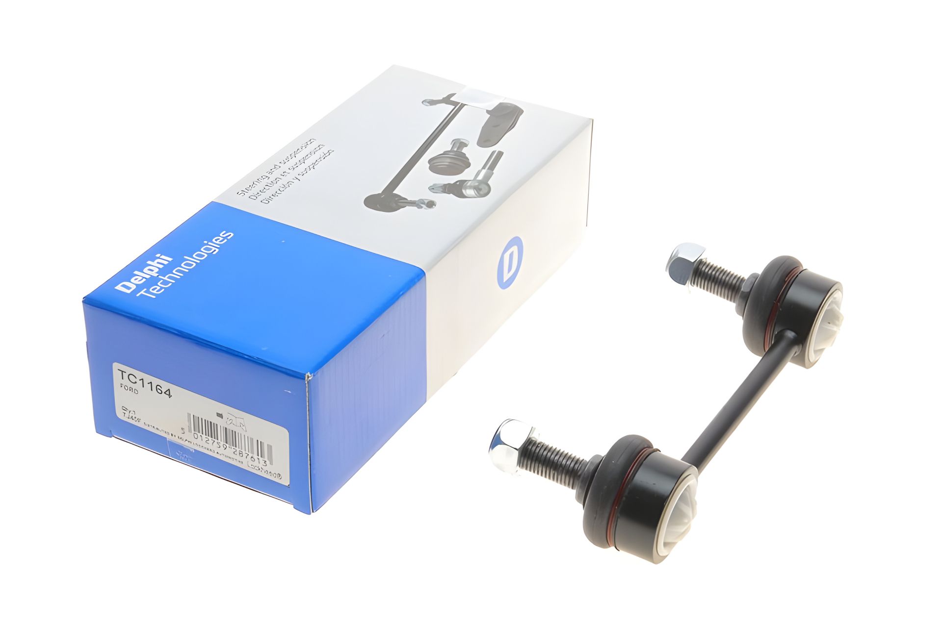 Стабілізаторна тяга/стійка для FORD TRANSIT, від виробника DELPHI (TC1164) Стабілізаторна тяга/стійка для FORD TRANSIT, від виробника DELPHI (TC1164)