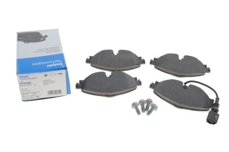 Комплект гальмівних колодок SKODA OCTAVIA, SEAT LEON, VW GOLF, DELPHI (LP2698)