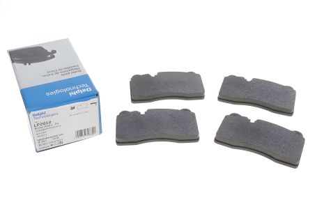 Гальмівних колодок комплект SEAT LEON, AUDI TT, VW TOUAREG, DELPHI (LP2012) Гальмівних колодок комплект SEAT LEON, AUDI TT, VW TOUAREG, DELPHI (LP2012)