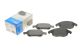 Комплект гальмівних колодок PEUGEOT PARTNER, CITROËN BERLINGO, CITROËN C4, DELPHI (LP2101)