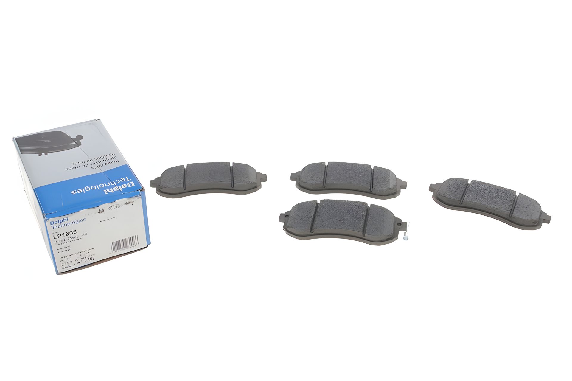 Гальмівні колодки комплект для MITSUBISHI L200, DELPHI (LP1808) Гальмівні колодки комплект для MITSUBISHI L200, DELPHI (LP1808)