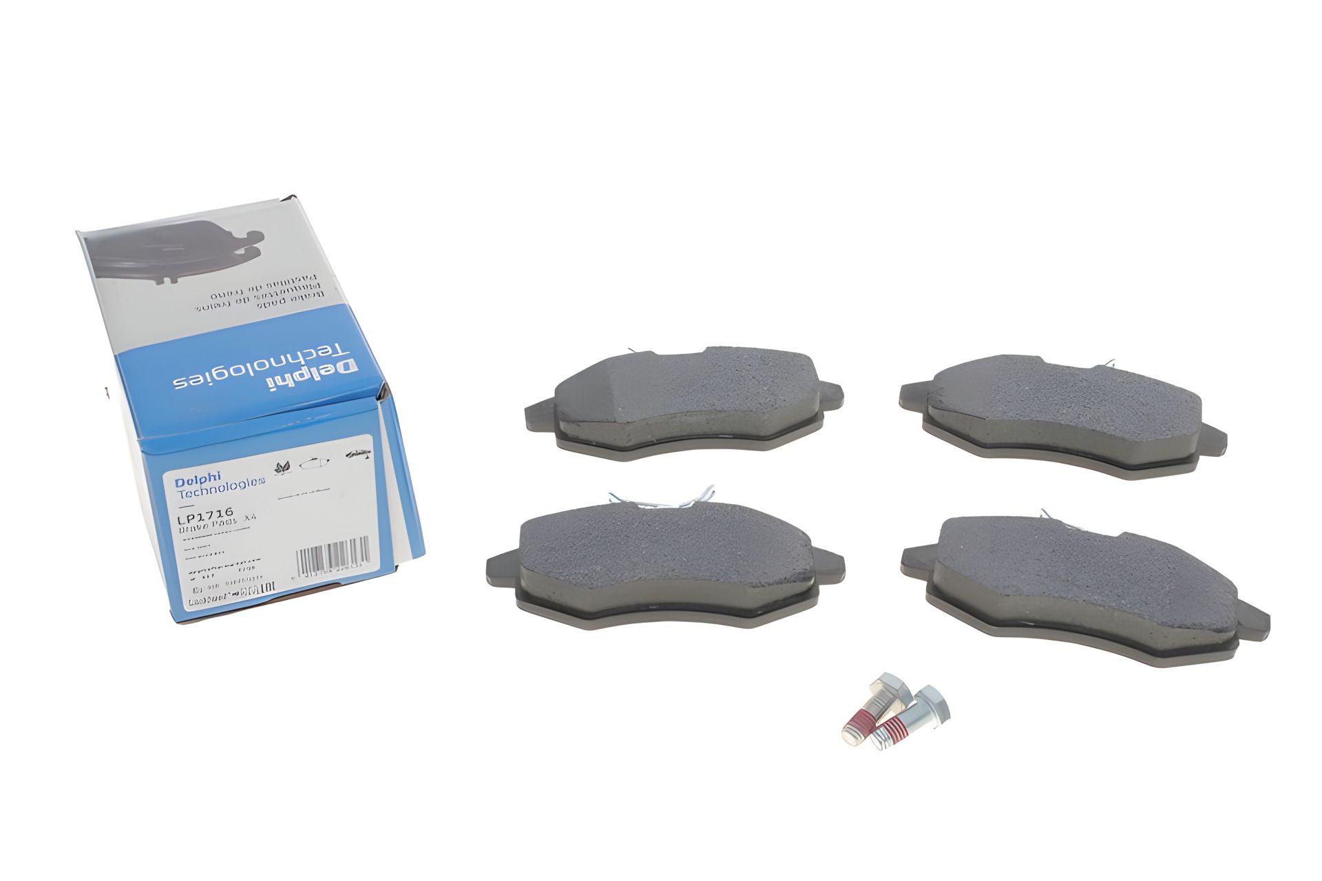 Комплект тормозных колодок для CITROËN C2, CITROËN C3, DELPHI (LP1716) Комплект тормозных колодок для CITROËN C2, CITROËN C3, DELPHI (LP1716)