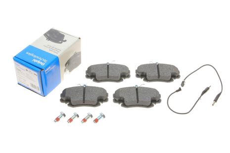 Комплект гальмівних колодок LADA LARGUS, Logan,Sandero,Dacia Solenza,Peugeot 205-309,R11-25, DELPHI (LP885)