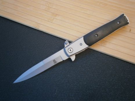 Ніж складаний Elegant Wolf Вlack 22 см
