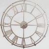 Часы настенные Ti-Time (60 см) лофт Loft7-S-600 металлические серебристые