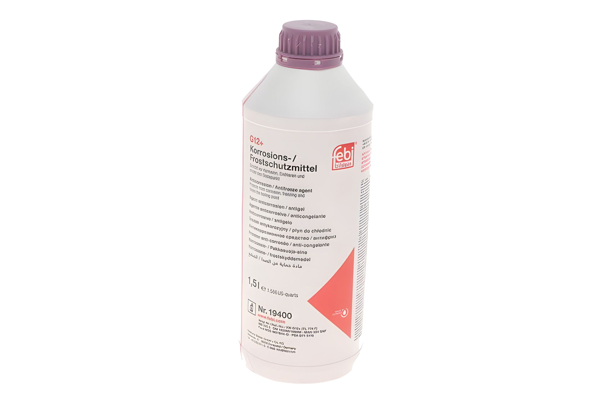 Антифриз G12+ концентрат фіолетовий FEBI (1.5л), 19400 FEBI BILSTEIN Антифриз G12+ концентрат фіолетовий FEBI (1.5л), 19400 FEBI BILSTEIN