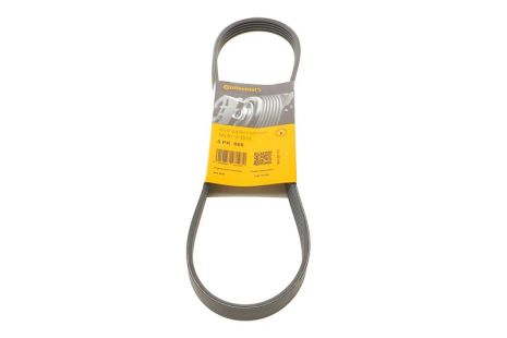 Ремінь генератора струмковий Lanos 1.5 (без ГУР), Conti Tech (5PK869) (96144932)