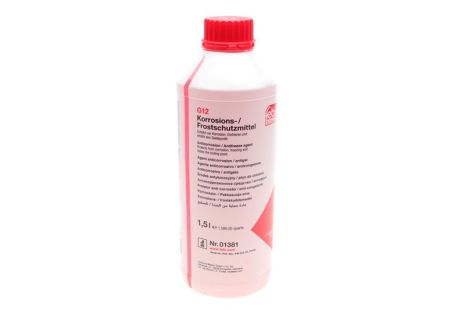 Антифриз G12 концентрат красный FEBI (1.5л), FEBI BILSTEIN (01381)