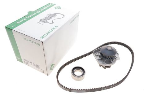 Водяний насос + комплект ГРМ LANCIA Y, FIAT PANDA, FIAT SEICENTO, INA (530020530)
