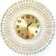 Гарний безшумний годинник на стіну (70 cм) у спальню/вітальню "Коло-G" NC золотистий Гарний безшумний годинник на стіну (70 cм) у спальню/вітальню "Коло-G" NC золотистий