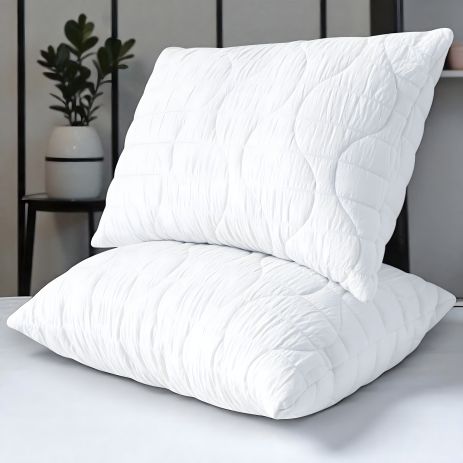 Набір подушок IDEIA CloudDream 50×70 см, 2 шт гіпоалергенні, штучний пух та мікросатин, білі (8-36025*001) Набір подушок IDEIA CloudDream 50×70 см, 2 шт гіпоалергенні, штучний пух та мікросатин, білі (8-36025*001)