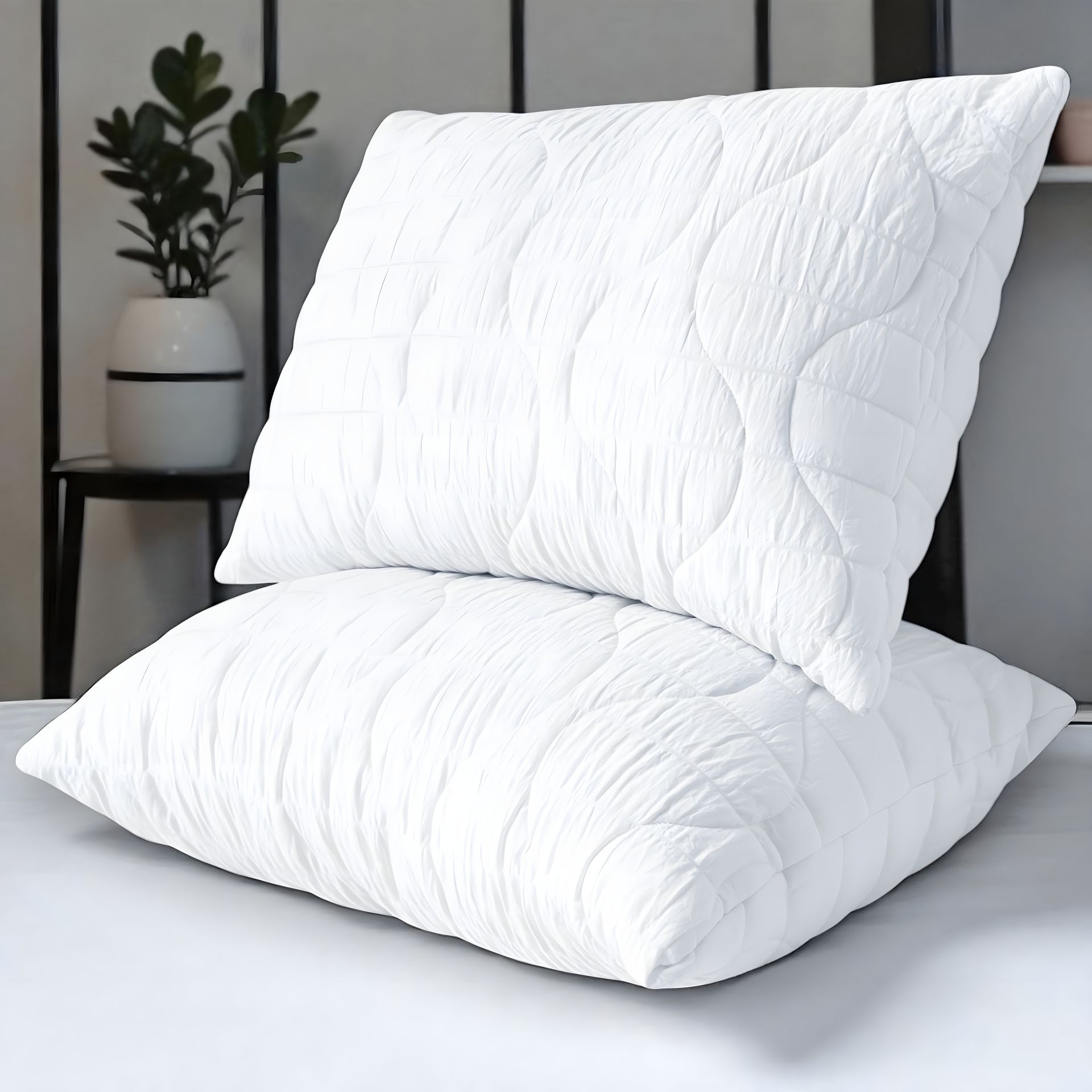 Набор подушек IDEIA CloudDream 50×70 см 2 шт гипоаллергенные, искусственный пух и микросатин, белые (8-36025*001) Набор подушек IDEIA CloudDream 50×70 см 2 шт гипоаллергенные, искусственный пух и микросатин, белые (8-36025*001)