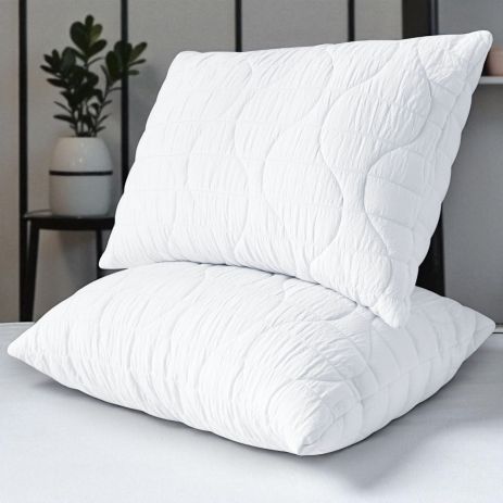 Набор подушек IDEIA CloudDream 50×70 см 2 шт гипоаллергенные, искусственный пух и микросатин, белые (8-36025*001)