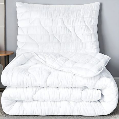 Постельный набор IDEIA CloudDream полуторное одеяло и подушка, гипоаллергенный, белый (8-36027*001) Постельный набор IDEIA CloudDream полуторное одеяло и подушка, гипоаллергенный, белый (8-36027*001)