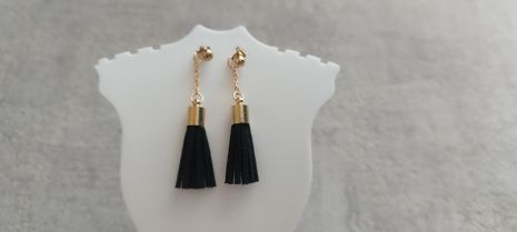 Сережки сережки кисть чорні і червоні довгі пензлики довгі Кисті