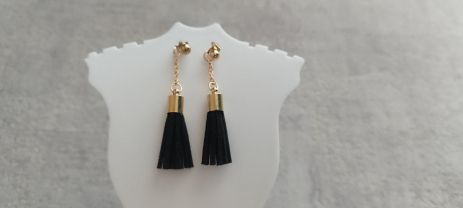 Сережки сережки кисть чорні і червоні довгі пензлики довгі Кисті
