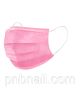 Маска медицинская одноразовая розовая, 50 шт./уп (гигиеничная)