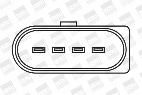 Катушка зажигания VW PASSAT, BERU (ZSE065)