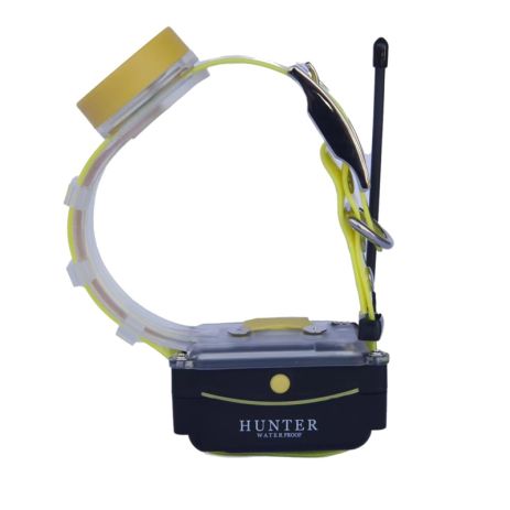 Нашийник з GPS для мисливських собак HUNTER APP-100 PRO, водонепроникний, жовтий Нашийник з GPS для мисливських собак HUNTER APP-100 PRO, водонепроникний, жовтий