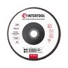 Лепестковый шлифовальный диск, 180×22 мм, зерно K40, 7000 об/мин INTERTOOL BT-0224 Лепестковый шлифовальный диск, 180×22 мм, зерно K40, 7000 об/мин INTERTOOL BT-0224