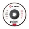 Диск шліфувальний пелюстковий, 180×22 мм, зерно K80, 7000 об/хв INTERTOOL BT-0228