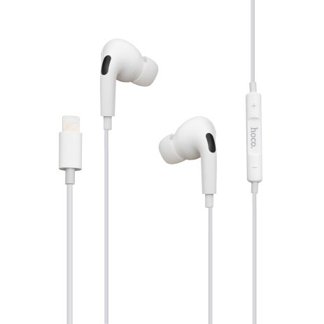 Наушники Hoco M1 Pro с микрофоном Lightning Белый