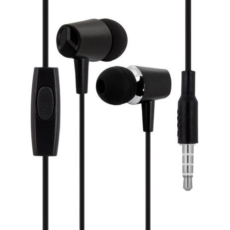 Дротові навушники Hoco M34, з мікрофоном, 3.5mm, 1.2m, Чорний