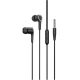 Дротові навушники Hoco M104, 3.5mm, 1.2m, Чорний