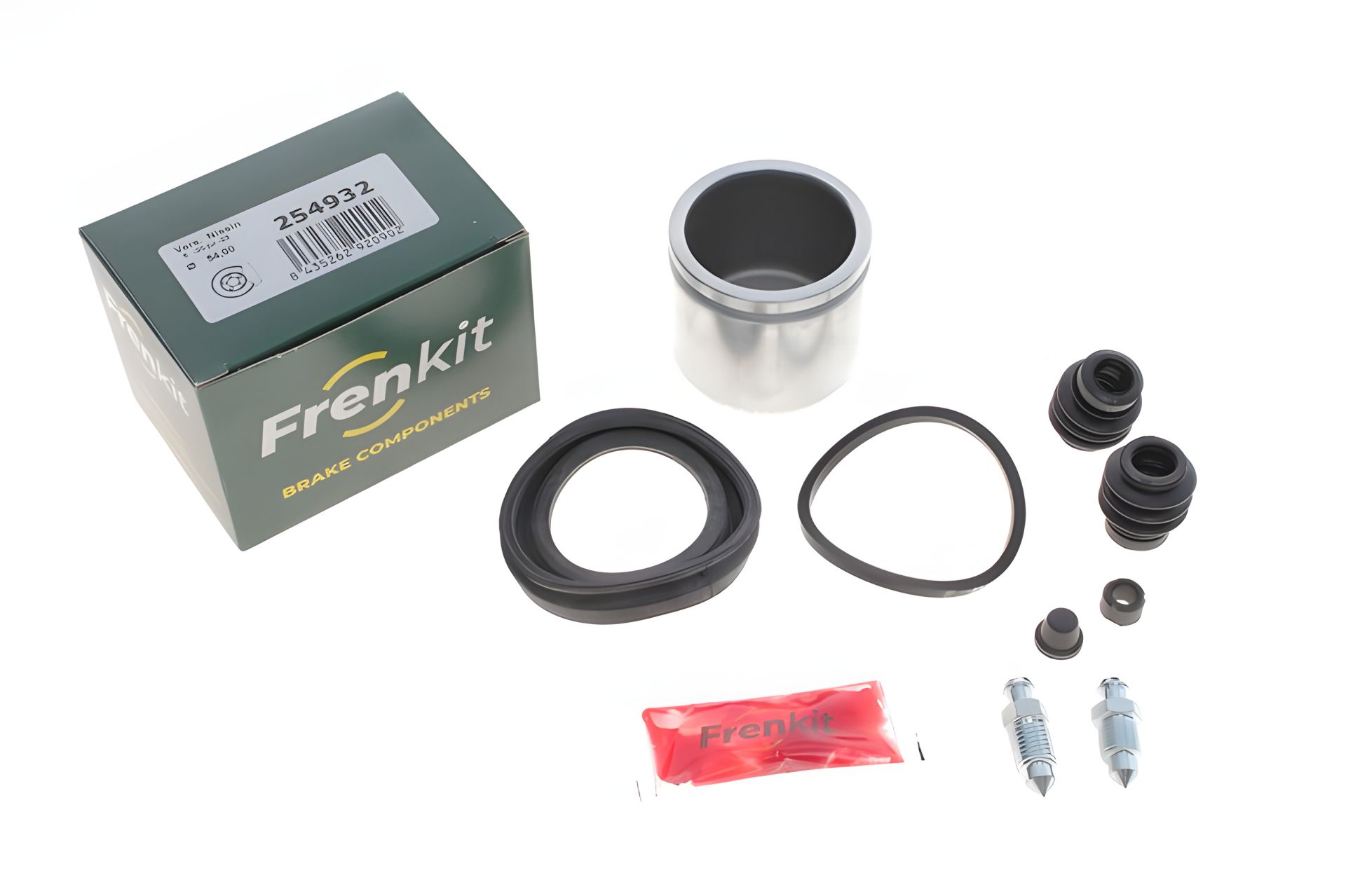 Ремкомплект суппорта переднего тормоза для Honda Civic 91- (d=54mm) с поршнем, FRENKIT (254932) Ремкомплект суппорта переднего тормоза для Honda Civic 91- (d=54mm) с поршнем, FRENKIT (254932)