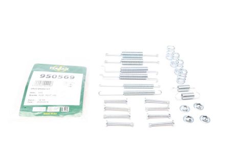 Монтажный к-кт тормозных колодок SEAT CORDOBA, AUDI A2, VW POLO, FRENKIT (950569)