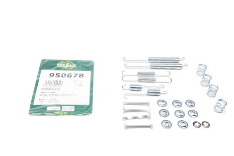 Монтажний комплект для гальмівних колодок DACIA LOGAN, VOLVO 440, RENAULT CLIO, FRENKIT (950678)