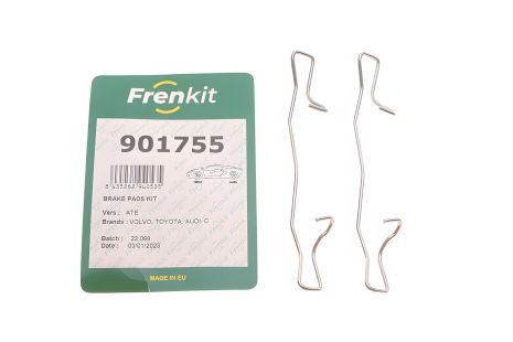 Гальмівні колодки для VW GOLF VII, TOYOTA YARIS/AVENSIS, RENAULT LAGUNA II, FRENKIT (901755)