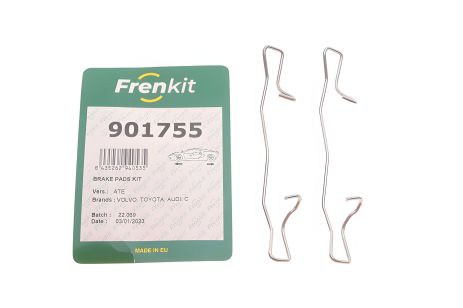 Комплект для установки тормозных колодок VW GOLF VII, TOYOTA YARIS/AVENSIS, RENAULT LAGUNA II, FRENKIT (901755)