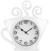 Білий настінний годинник для кухні "Чашка1-Br" (30х28 см) Time Білий настінний годинник для кухні "Чашка1-Br" (30х28 см) Time