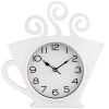 Настінний годинник для кухні "Чашка1-Wh" Білий (30х28 см) Time
