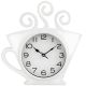 Годинник настінний "Чашка1-Wh" Білий (30х28 см) для кухні Time