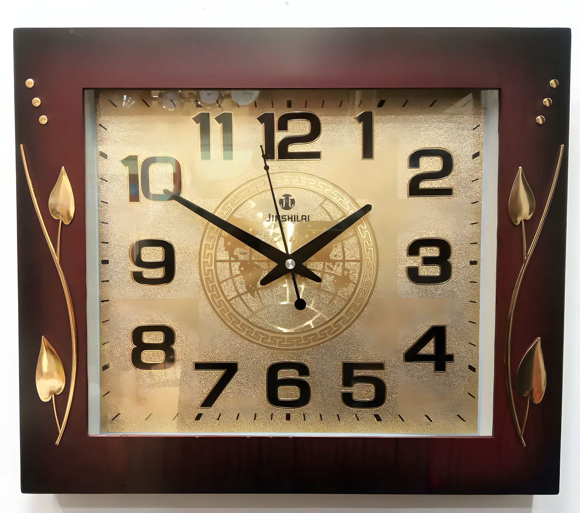 Настінний годинник "Класика-65" Золото Прямокутний (41х35 см) Настінний годинник "Класика-65" Золото Прямокутний (41х35 см)