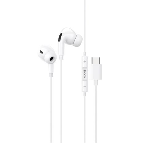 Наушники вакуумные Hoco M83 Type-C белые с функцией DAC