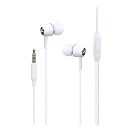 Белые вакуумные наушники Hoco M70 Белые вакуумные наушники Hoco M70