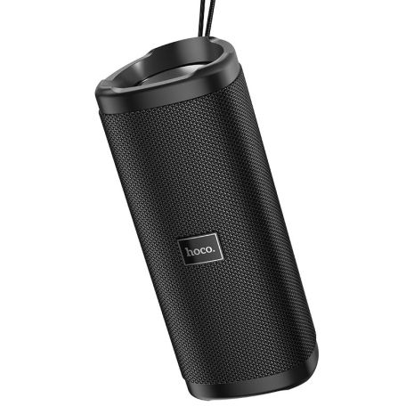Бездротова колонка Hoco HC4, IPX5, BT5.0, TWS, AUX, FM, TF, USB, 5W, 1500mAh, 3h, чорна Бездротова колонка Hoco HC4, IPX5, BT5.0, TWS, AUX, FM, TF, USB, 5W, 1500mAh, 3h, чорна
