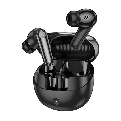 Чорні вакуумні TWS навушники Hoco EQ11, BT5.3, 40mAh, 400mAh, 7h, 35h Чорні вакуумні TWS навушники Hoco EQ11, BT5.3, 40mAh, 400mAh, 7h, 35h