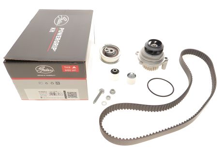 Комплект ремня ГРМ и помпа для SKODA OCTAVIA и SEAT LEON, GATES (KP35604XS2)