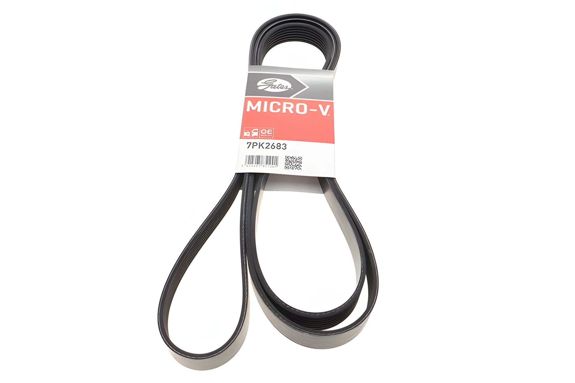 Поликлиновый приводной ремень для FORD TRANSIT, GATES (7PK2683) Поликлиновый приводной ремень для FORD TRANSIT, GATES (7PK2683)