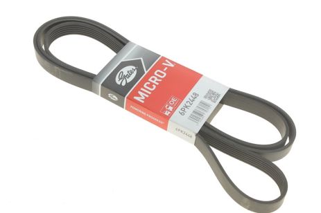 Поликлиновый ремень AUDI A5, MERCEDES-BENZ E-CLASS, GATES (6PK2448)