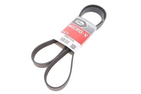 Поликлиновый ремень HONDA ACCORD, HYUNDAI H-1, GATES (7PK1715)