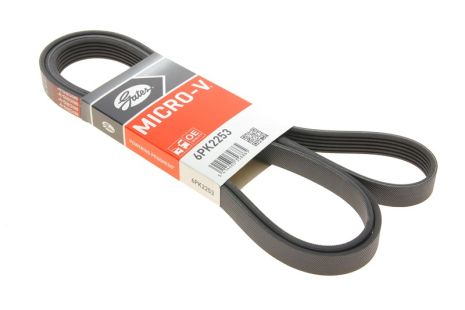 Полікліновий ремінь MAZDA MX-5, SSANGYONG ACTYON, GATES (6PK2253)