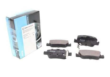 Комплект гальмівних колодок, дискове гальмо TOYOTA COROLLA, KAVO PARTS (KBP9104)