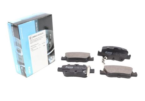 Комплект гальмівних колодок, дискове гальмо TOYOTA COROLLA, KAVO PARTS (KBP9104)